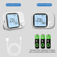 Thermostat intelligent WiFi à commande de chauffage, directement de l'usine, avec design personnalisé, service OEM ODM pour les acheteurs internationaux