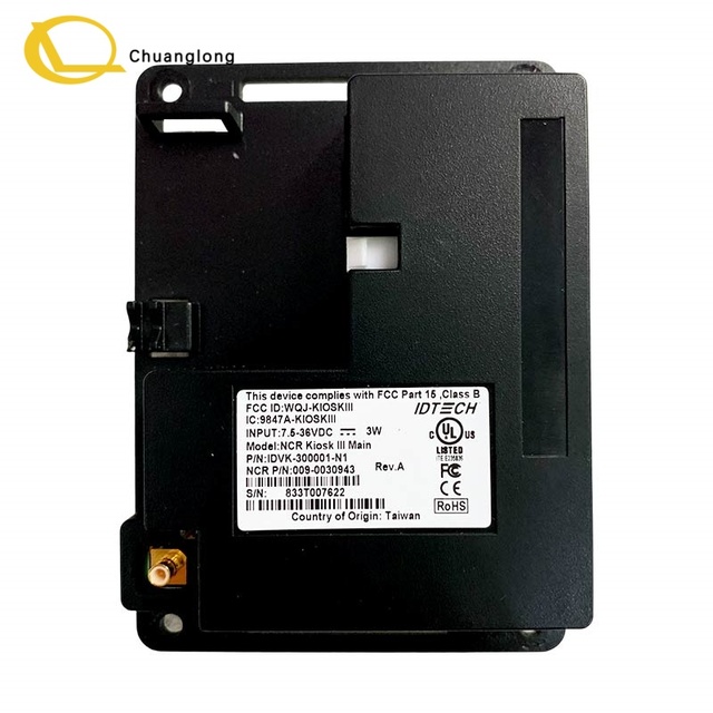 NCR ID Tech VIVOPay Kiosk III 009-0030943 USB CCR Main Control Unit IDVK-300001-N1 NFC Card Reader ATM CRM Selfserv 0090030943
