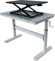 Ordinateur de bureau ergonomique moderne bon marché à plate-forme surélevée Bureau de levage pour ordinateur portable