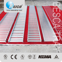 BESCA Chemin de câbles perforé en acier galvanisé, homologué UL, robuste, pour applications commerciales et industrielles