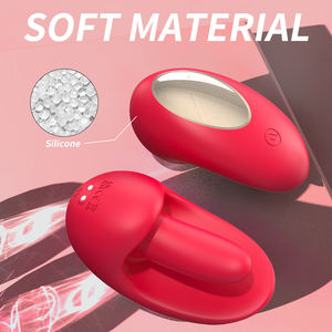 S-Hande Nieuwe Aanwinst Tonglikkende Vibrator Vrouwen Dubbele Stimulatie <span class=keywords><strong>Massage</strong></span> Seks Speelgoed Volwassenen voor Koppels - Product Image 4