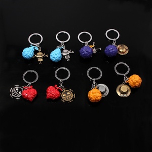 Porte-clés pendentif en alliage de zinc imprimé UV, modèle d'arme <span class=keywords><strong>Fruit</strong></span> du Démon de <span class=keywords><strong>Luffy</strong></span>, l'anime japonais le plus vendu - Product Image 2