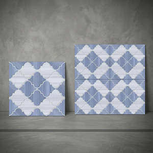 Pas cher Design Marocain 40x40cm Qualité Export 400x400mm Prix de Gros Porcelaine Antidérapant Parking Carrelage 12mm Épaisseur - Product Image 6