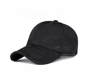 Custom newest retro waterproof and knitted pattern fabric golf ball cap baseball cap