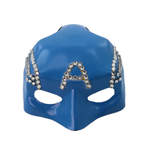 Masque de chauve-souris mignon en plastique avec diamants, pour Halloween, Joker, <span class=keywords><strong>Avenger</strong></span>, bricolage, fournitures de fête - Product Image 6