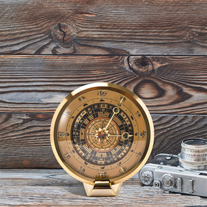 Đồng Hồ Để Bàn Mạ Vàng 18K Đồng Hồ Để Bàn Màu Đồng Châu Âu Sang Trọng Có Mặt Số 12 Cung Hoàng Đạo Trung Quốc Đồng Hồ Để Bàn Trang Trí Nhà Cửa - Product Image 6