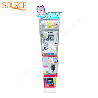 Vente chaude Mini Griffe Grue Machine Jeu à jetons avec US Dollar Bill Acceptor à vendre