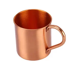 12 oz Solid Copper Moscow Mule Mug - 12oz Authentic Moscow Mule Mugs with No Inner Linings