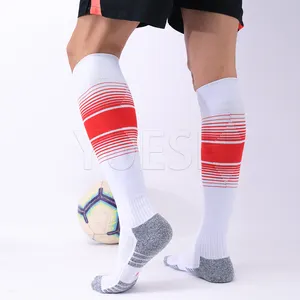 Guanggong factory grip socks football customise compression football socks strip football socks