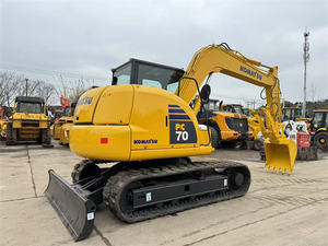 Mini excavatrice utilisée Pc60 de KOMATSU de 7 tonnes avec la voie en caoutchouc rapide d'excavatrice hydraulique de KOMATSU Pc70 de pouce avec le moteur d'EPA - Product Image 6