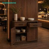 Design moderne en bois, écologique, construction durable, nettoyage facile, compartiments pour bar à domicile, usage commercial