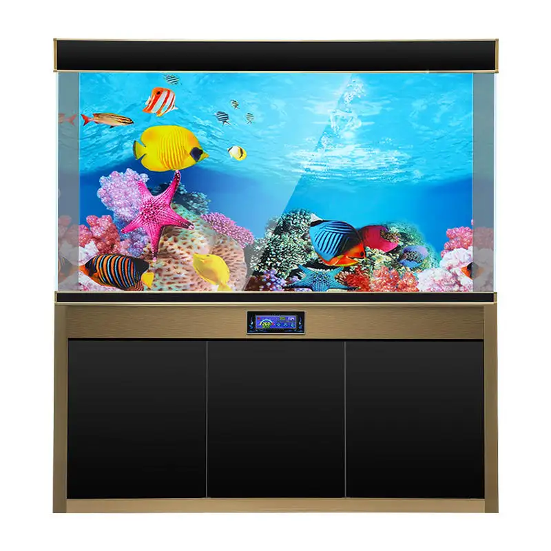 Aquarium Aquarium 40Cm Decoratieve Achtergrond Papier Waterdicht 3d Schilderij Muur Dubbele Zijden Achtergrond Papier Voor Aquaria