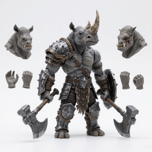 Figuras de Acción Articuladas de PVC, Fabricación OEM, <span class=keywords><strong>Guerreros</strong></span>, Armas, Figuras de Dios Móviles, Colección de Museo Personalizada - Product Image 3