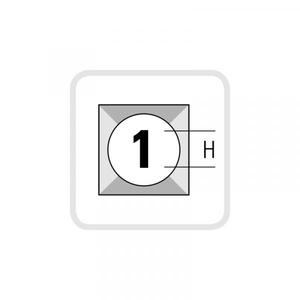 METRICA-POINÇONNAGES-SÉRIE NUMÉRO - Product Image 2