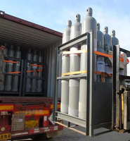 Bouteille de gaz ISO9809-3 219mm 6M3 40L 150Bar Oxygène Azote Argon CO2 Hydrogène Acétylène Méthane