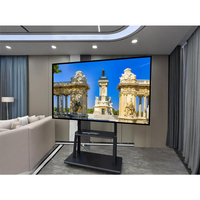 Support mobile double face réglable en hauteur tableau blanc interactif de panneau intelligent grands écrans tactiles