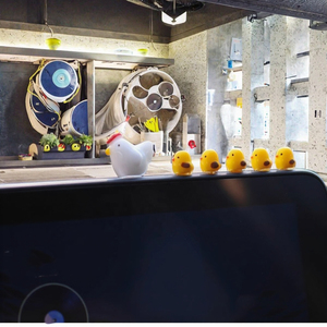 Cute Mini Ducks Resin Dashboard <b>Ornaments</b> Auto Rearview Mirror Decoration for <b>Car</b> Interiors Gift for Women Men <b>Car</b> Accessories - Product Image 3