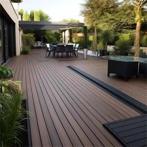 Ban Công Tự Làm Gạch Decking Tấm Ván Nứt Chịu Mài Mòn Ngoài Trời WPC Decking Gạch Lát Sàn Gỗ WPC - Product Image 5