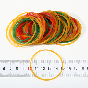 Cao đàn hồi bền tự nhiên màu trong suốt rubberbands Tùy chỉnh màu ban nhạc cao su cho tiền văn phòng phẩm Nguồn cung cấp - Product Image 3