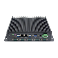 Ordinateur industriel embarqué basse consommation IPC 3865U Processeur DDR4 Mémoire Mini ordinateur avec port USB VGA