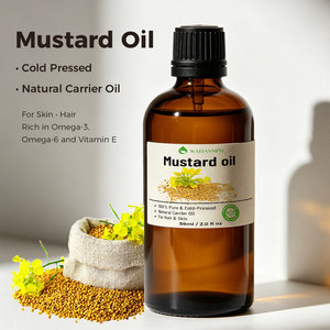Aceite de Mostaza Puro Prensado en Frío de <span class=keywords><strong>Brassica</strong></span> <span class=keywords><strong>Juncea</strong></span>, Rico en Ácidos Grasos Naturales, Textura Media-Gruesa para Formulaciones Cosméticas - Product Image 2