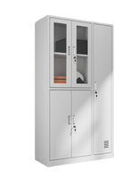 Armoire de classement de bureau moderne en acier, mobile, verrouillable et ignifuge, pour usage domestique et commercial