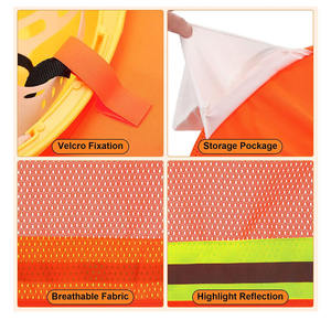 قبعة صلبة عاكسة عالية الوضوح-قبعة واقية من الشمس شبكية بحافة كاملة قياسية - Product Image 6