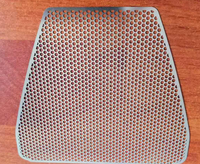 Barre de haut-parleur en acier inoxydable, perforé, personnalisé, en aluminium, maille d'acier, pour Audio de voiture, 1 pièce