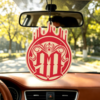 Personnalisation sur mesure, logo de marque, déodorant puissant, pendentif parfumé pour voiture, diffuseur d'air pour voiture, pour le bureau et la voiture
