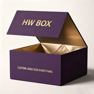 Customizable Color Luxury Rigid Magnetic Book Shaped Elegant Gift Box with Ribbon Closure - Product Image 3