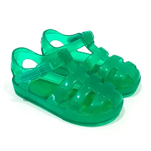 تصميم من صانعي المعدات الأصلية لعام 2023 حذاء للأطفال للجنسين من الكريستال حذاء مصنع مخصص للأطفال البنات صندل جلاديتور مسطح للأولاد