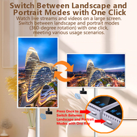 Adaptador Inalámbrico Inteligente Koogold para TV 4K y Pantalla, Compatible con Miracast/Airplay/DLNA, WiFi de Doble Banda, Compatible con Android/iOS, Alcance de 30-50m