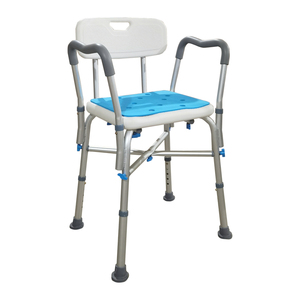 Tabouret de douche médical pliable, léger et antirouille, avec trou de drainage à séchage rapide, pour salle de bain de maison de retraite - Product Image 4