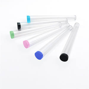 Custom <b>Clear</b> Pre Rolling Paper Cone Tube Packaging Plastic Tube <b>Container</b> - Product Image 6