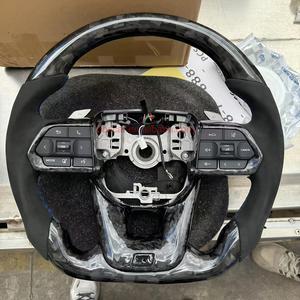 พวงมาลัยรถสปอร์ตคาร์บอนไฟเบอร์เหมาะสำหรับ Lexus LX570 ES <span class=keywords><strong>GS</strong></span> RX LX GX450 GX460 ES300h IS250 IS300 IS350 - Product Image 2