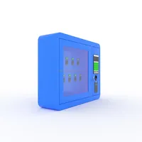 Armoire à clés intelligente 10 emplacements avec reconnaissance faciale pour la gestion des clés de voiture d'entreprise – Boîte à clés en libre-service