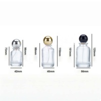 Flacon en verre vide pour parfum et cosmétiques 30ml 50ml 100ml, avec boîte d'emballage et atomiseur à brume fine