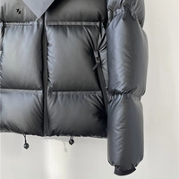 Manteau d'hiver pour homme, léger, à capuche, en duvet, imperméable, sans couture, style puffer