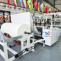 Máquina para Fabricar Papel WD, Línea de Producción Semiautomática para Rebobinado de Papel Higiénico con Máquina de Corte con Sierra de Cinta
