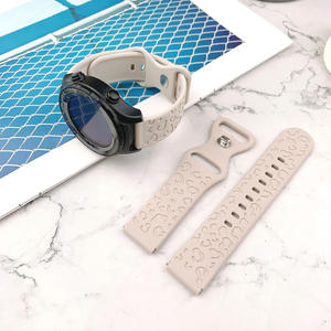 <span class=keywords><strong>Bracelet</strong></span> de <span class=keywords><strong>montre</strong></span> en silicone gravé léopard pour Huawei Gt4/3, 20/22mm, pour Samsung Galaxy Watch - Product Image 3