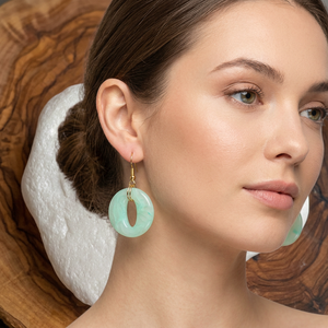 Fashion Jewellery <b>Resin</b> <b>Craft</b> Earrings From India Handmade Fairy Love Style Customized Color for Women and Girls - Product Image 1