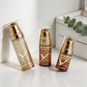 Flacon pompe sans air en PP haute performance 5ml 10ml 15ml pour crème, <span class=keywords><strong>lotion</strong></span>, nettoyant visage, crème de nuit, <span class=keywords><strong>lotion</strong></span> pour les mains, usage cosmétique - Product Image 6