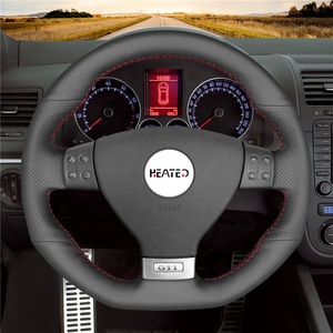 Cubierta de <span class=keywords><strong>volante</strong></span> para Volkswagen <span class=keywords><strong>Golf</strong></span> 5 Mk5 GTI VW <span class=keywords><strong>Golf</strong></span> 5 R32 Passat R GT 2005, precio al por mayor para ti - Product Image 6