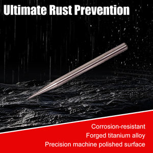 HENITUER T1098 Outils en titane non magnétiques, goupille de centrage en titane, barillet droit, adapté aux domaines domestique, médical et aéronautique - Product Image 6