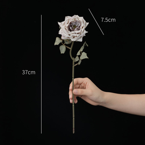 2026仿真人工弧边烤玫瑰，仿真花，高端有质感，颜色非常漂亮 - Product Image 3