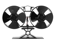 Chauffage solaire pour foyer domestique, cheminée à bois, ventilateur à double foyer alimenté par la chaleur, 8 pales, évacuation des fumées, poêle à granulés, autres chauffages domestiques