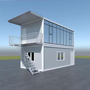 Nuevo Pabellón de Seguridad Móvil Personalizable, Moderno y Lujoso, Casa Contenedor Prefabricada de Acero Galvanizado de Gran Tamaño - Product Image 1