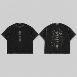 Custom Drop Shoulder Oversized T-shirt Heavy Cotton Washed Graphic Tee Streetwear Private Label Custom Men T Shirt - Product Image 3