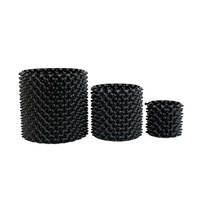 Op maat gemaakte grote plastic plantenbakken voor buiten, met luchtsnoei-systeem, voor gebruik in moestuin en fruittuin.