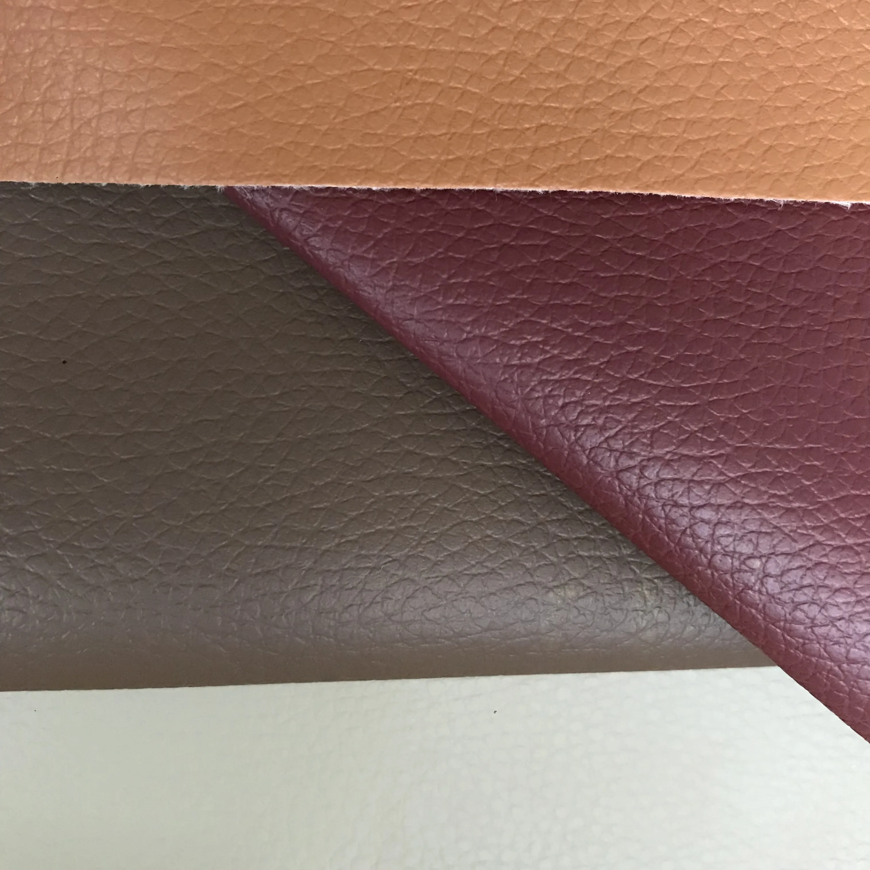 Wholesale PVC leather faux sofa leather sheets for bags/sofa/car decoration